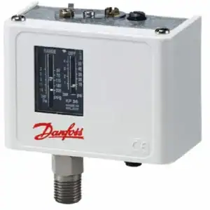 Danfoss KP35 pressure switch -0.2 to 7.5 bar — for Grundfos and water pump motor control, Made in Poland, supplier Jodhpur Rajasthan
