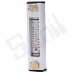 Hydraulic oil level indicator sight glass with temperature gauge BSP brass fittings minus 10 to 90 degree C Hydroline Fluden power pack reservoir Jodhpur