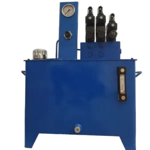 ustom hydraulic power pack unit electric motor pump solenoid valve pressure gauge sight glass 0.5 to 20 HP 350 bar supplier Jodhpur